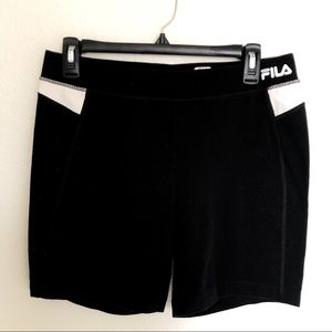 Fila Shorts - Fila sport shorts black and white size Medium Fila Shorts - Fila sport shorts black and white size Medium